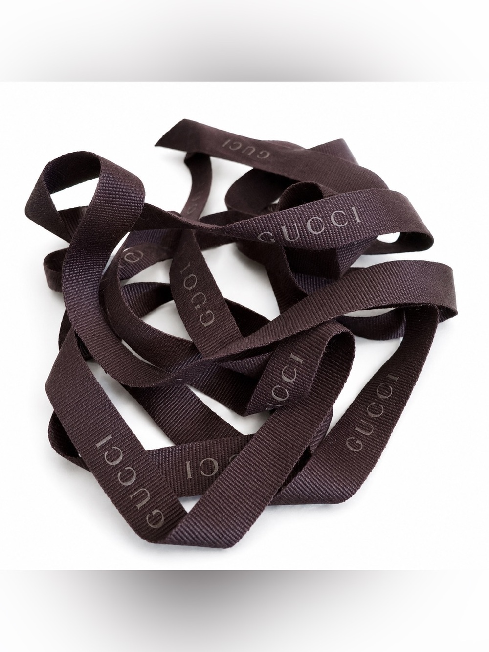 NEW Gucci Black Logo Ribbon 90” Luxury Gift Wrap